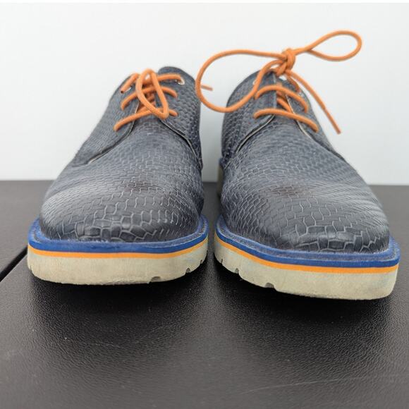 Pikolinos Blue Woven Leather Lace-Up Shoes Men’s 39 Casual Comfort Subtle Accent main image 12